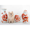 Danny's Fine Porcelain Home Decor Danny's Fine Porcelain MELON JAR -RED LION 51093