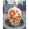 Danny's Fine Porcelain Home Decor Danny's Fine Porcelain MELON JAR -RED LION 51093