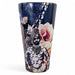 Danny's Fine Porcelain Home Decor Danny's Fine Porcelain Midnight Blossom Vasetall Tapered Vase Featuring Layered Florals - CLOSEOUT SAMPLE SALE