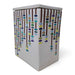Danny's Fine Porcelain Home Decor Danny's Fine Porcelain Multicolor Stick Vasetall White Vase Featuring Cascading Multicolor Linear - CLOSEOUT SAMPLE SALE