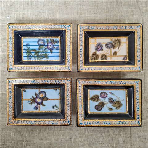 Danny's Fine Porcelain Home Decor Danny's Fine Porcelain Natural History Wall Art Setset of Four Framed Natural-history - CLOSEOUT SAMPLE SALE