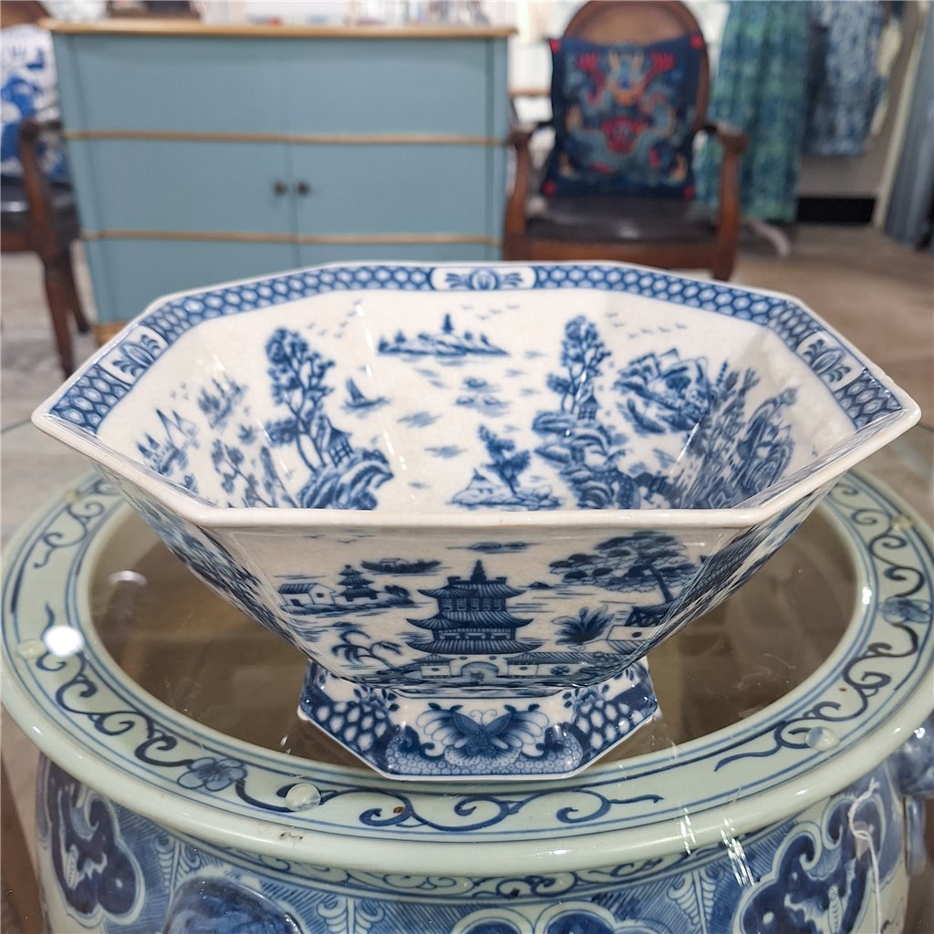 Danny's Fine Porcelain Home Decor Danny's Fine Porcelain Octagonal Basin-Blue Willow 14264