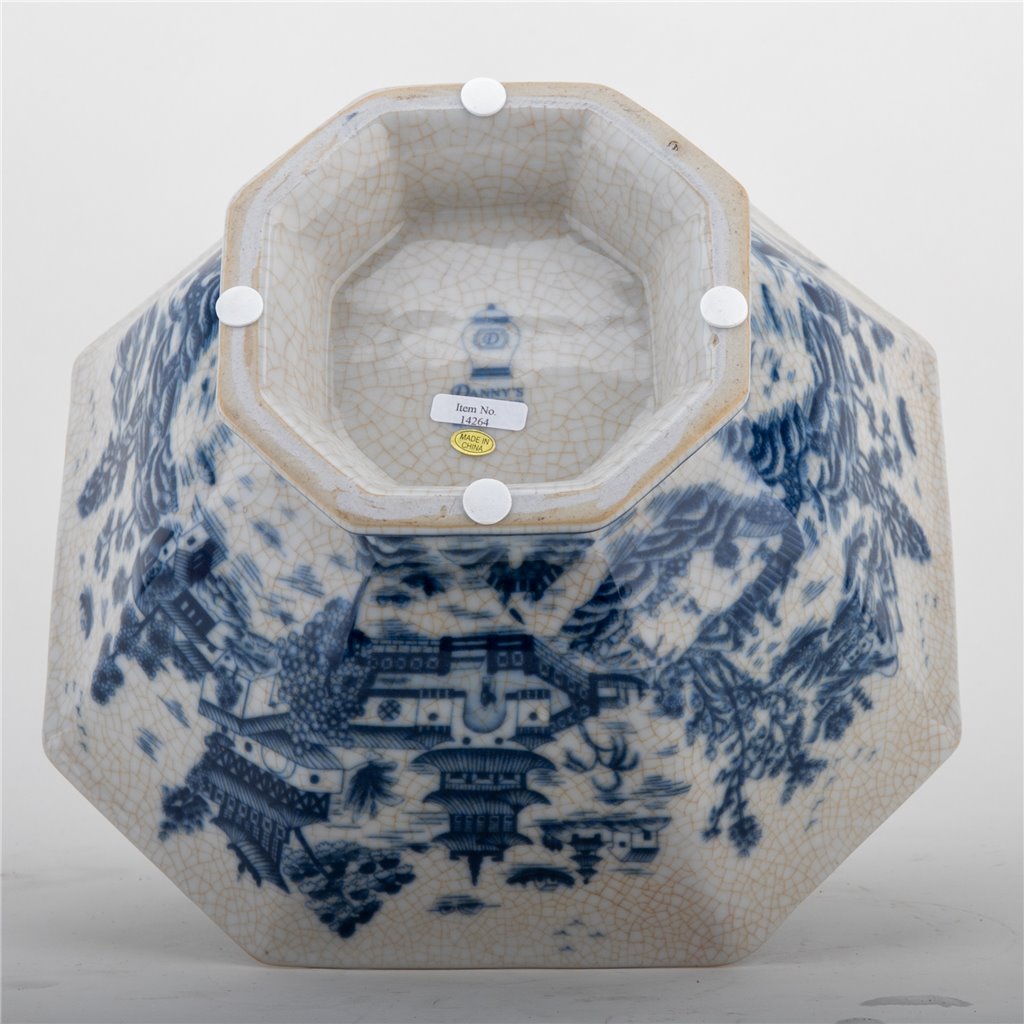 Danny's Fine Porcelain Home Decor Danny's Fine Porcelain Octagonal Basin-Blue Willow 14264