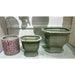 Danny's Fine Porcelain Home Decor Danny's Fine Porcelain Octagonal Footed Planter - Light Green (large)