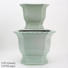 Danny's Fine Porcelain Home Decor Danny's Fine Porcelain Octagonal Footed Planter - Light Green (large)