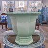 Danny's Fine Porcelain Home Decor Danny's Fine Porcelain Octagonal Footed Planter - Light Green (large)