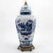 Danny's Fine Porcelain Home Decor Danny's Fine Porcelain Octagonal Lidded Jar With Bronze Ormolu- Blue Willow 60370