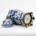 Danny's Fine Porcelain Home Decor Danny's Fine Porcelain Octagonal Lidded Jar With Bronze Ormolu- Blue Willow 60370