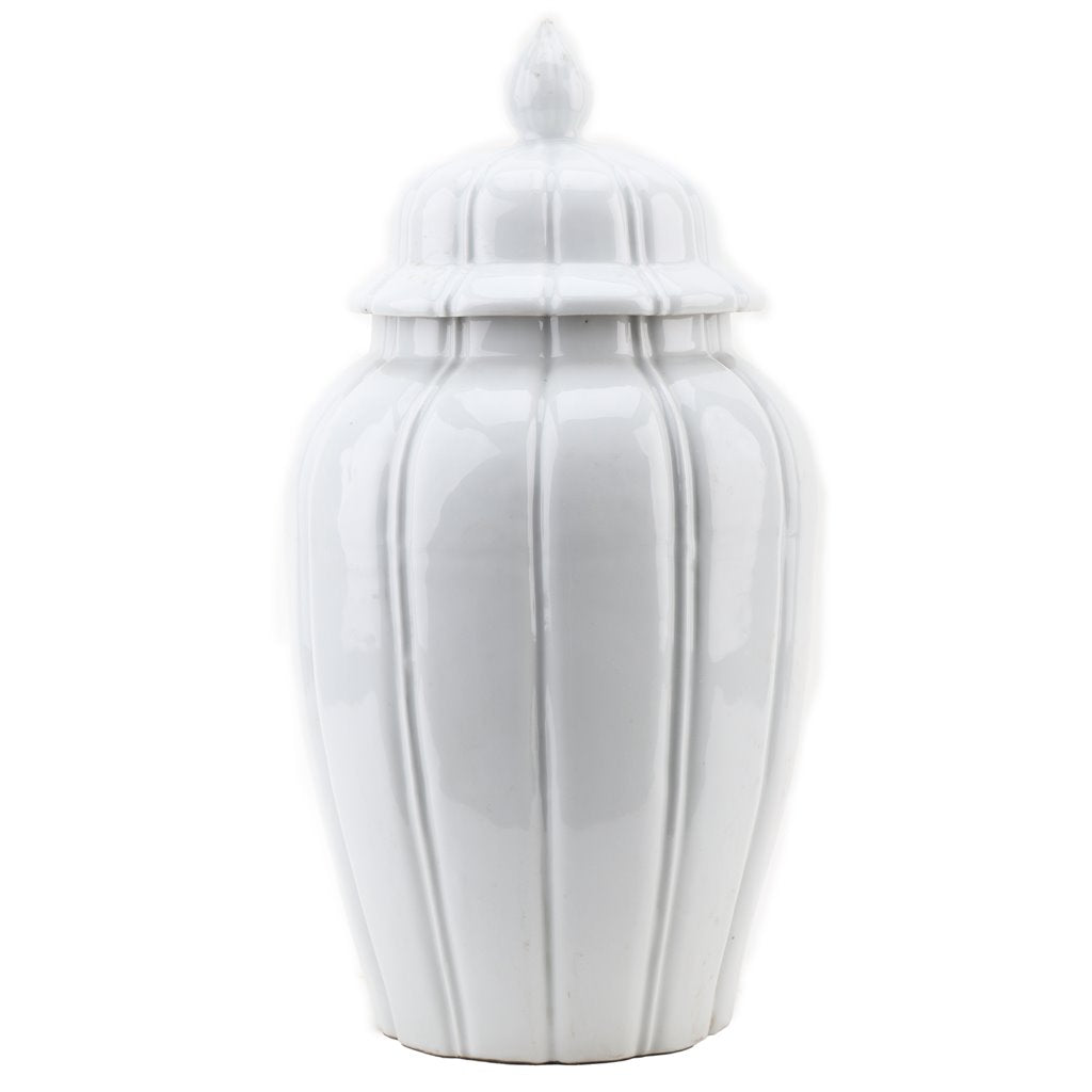 Danny's Fine Porcelain Home Decor Danny's Fine Porcelain Off White Jar Antique Finish 50811