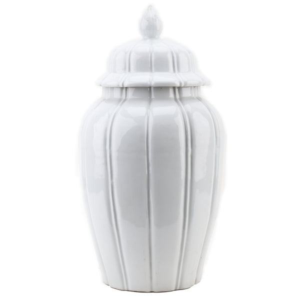 Danny's Fine Porcelain Home Decor Danny's Fine Porcelain Off White Jar Antique Finish 50811