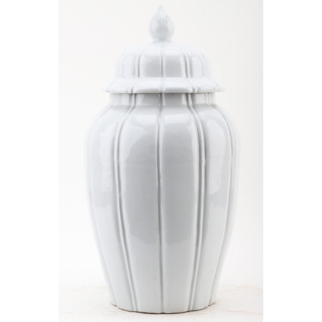 Danny's Fine Porcelain Home Decor Danny's Fine Porcelain Off White Jar Antique Finish 50811