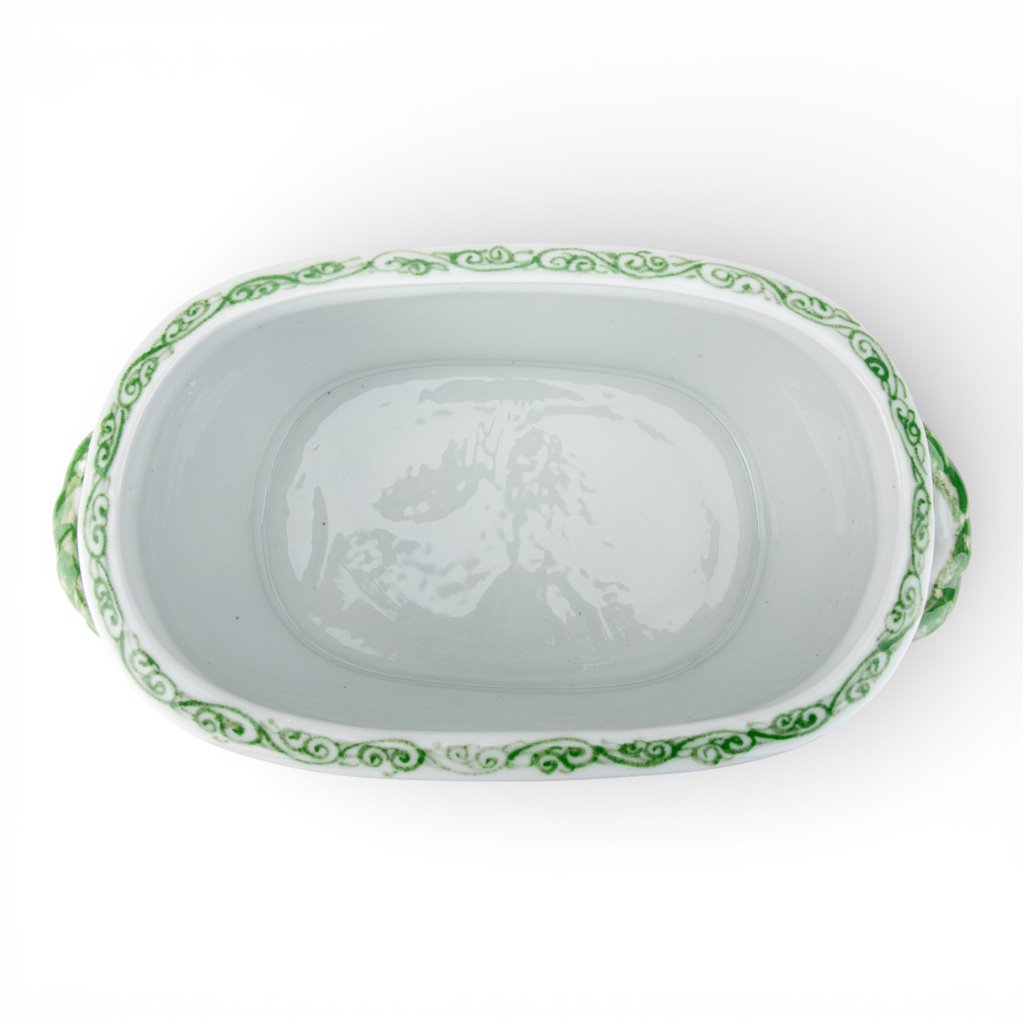 Danny's Fine Porcelain Home Decor Danny's Fine Porcelain Oval Footbath-Green Peony