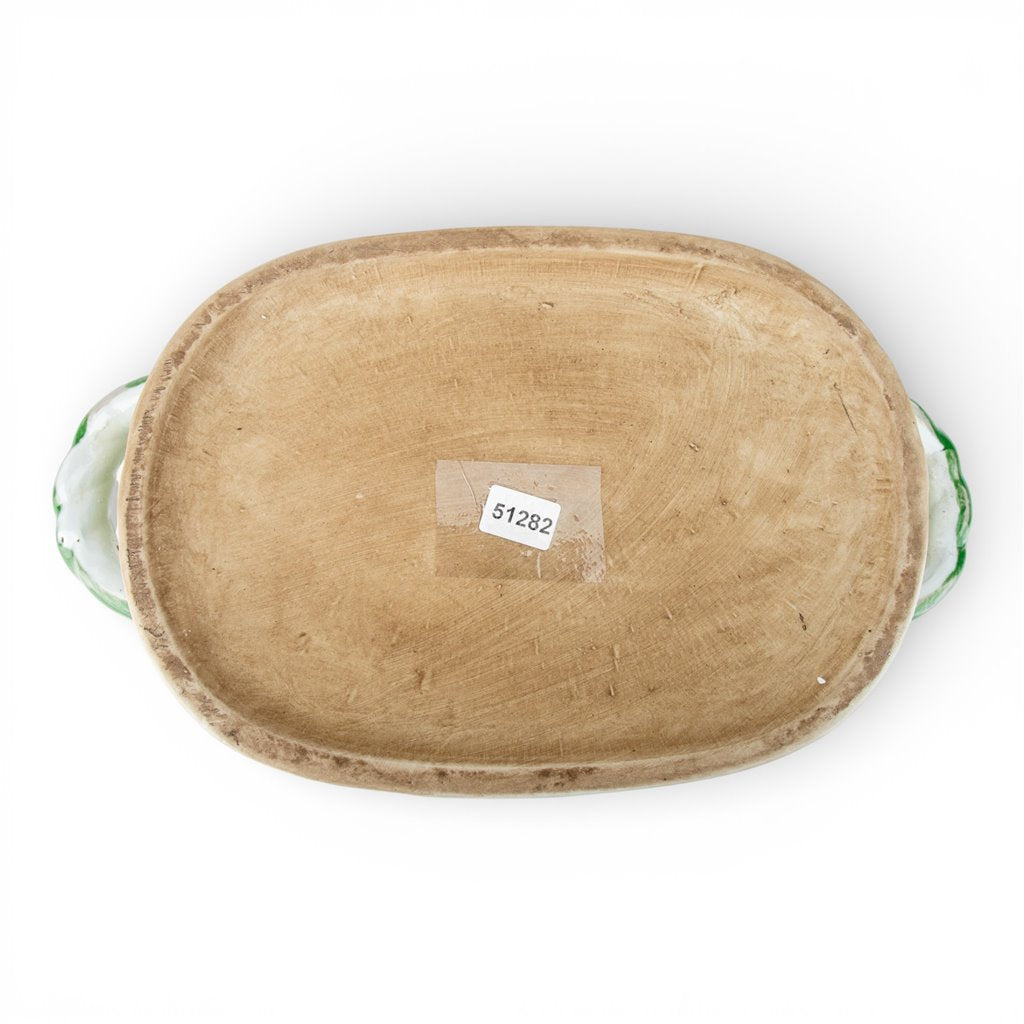 Danny's Fine Porcelain Home Decor Danny's Fine Porcelain Oval Footbath-Green Peony