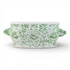 Danny's Fine Porcelain Home Decor Danny's Fine Porcelain Oval Footbath-Green Peony