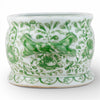 Danny's Fine Porcelain Home Decor Danny's Fine Porcelain Oval Footbath-Green Peony