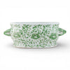 Danny's Fine Porcelain Home Decor Danny's Fine Porcelain Oval Footbath-Green Peony