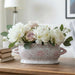 Danny's Fine Porcelain Home Decor Danny's Fine Porcelain Oval Footbath-Pink Peony