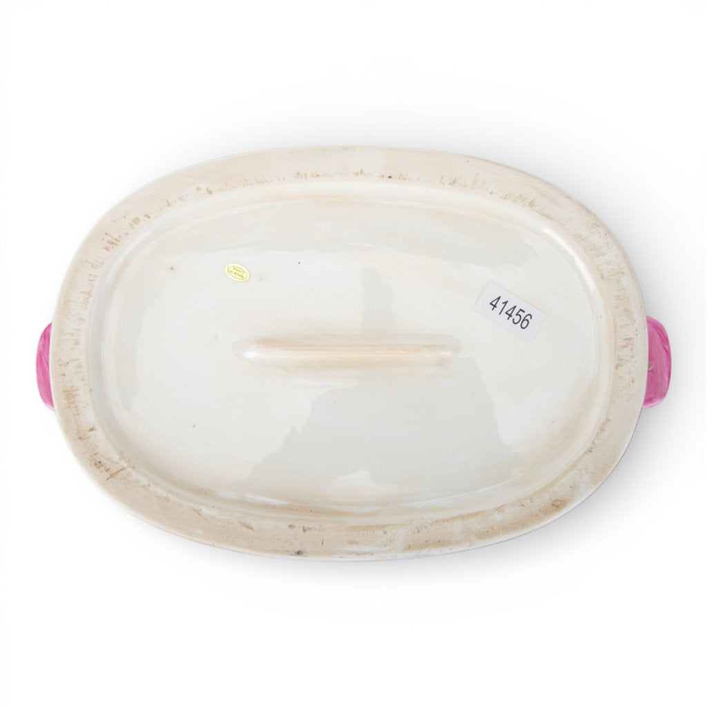 Danny's Fine Porcelain Home Decor Danny's Fine Porcelain Oval Footbath Rose Medallion Large Size – Rose Medallion Porcelain Cachepot