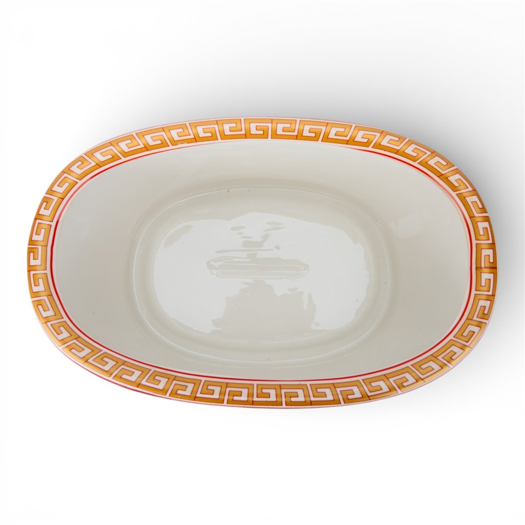 Danny's Fine Porcelain Home Decor Danny's Fine Porcelain Oval Footbath Rose Medallion Large Size – Rose Medallion Porcelain Cachepot