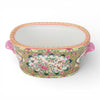 Danny's Fine Porcelain Home Decor Danny's Fine Porcelain Oval Footbath Rose Medallion Large Size – Rose Medallion Porcelain Cachepot