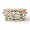 Danny's Fine Porcelain Home Decor Danny's Fine Porcelain Oval Footbath Rose Medallion Large Size – Rose Medallion Porcelain Cachepot