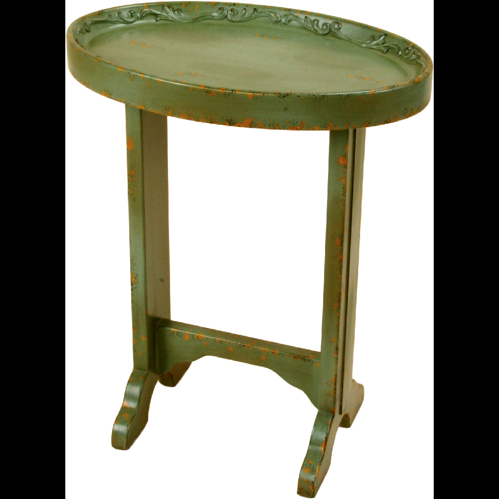 Danny's Fine Porcelain Home Decor Danny's Fine Porcelain Oval Tbl,Lite Blue N1258