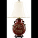 Danny's Fine Porcelain Lighting Danny's Fine Porcelain Oxblood Bird Lamp PAV53