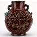 Danny's Fine Porcelain Home Decor Danny's Fine Porcelain Oxblood Bird Vase