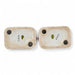 Danny's Fine Porcelain Home Decor Danny's Fine Porcelain Pair Dogs-Rose Medallion