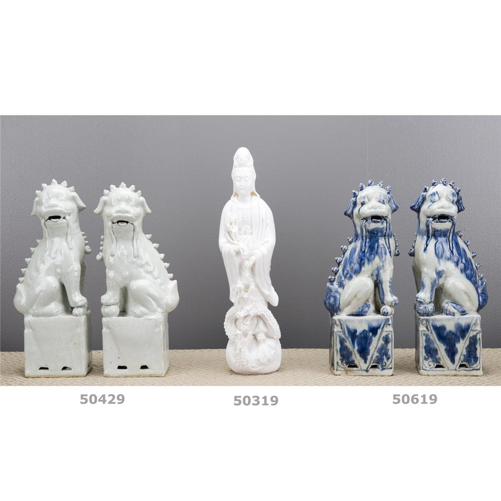 Danny's Fine Porcelain Home Decor Danny's Fine Porcelain Pair Foo Dog - Old Celadon 50429