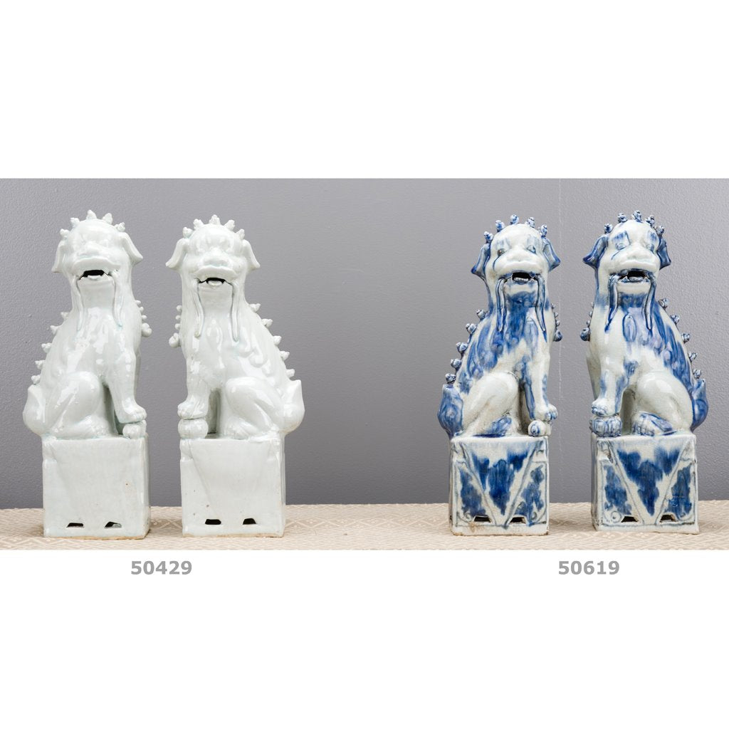 Danny's Fine Porcelain Home Decor Danny's Fine Porcelain Pair Foo Dog - Old Celadon 50429
