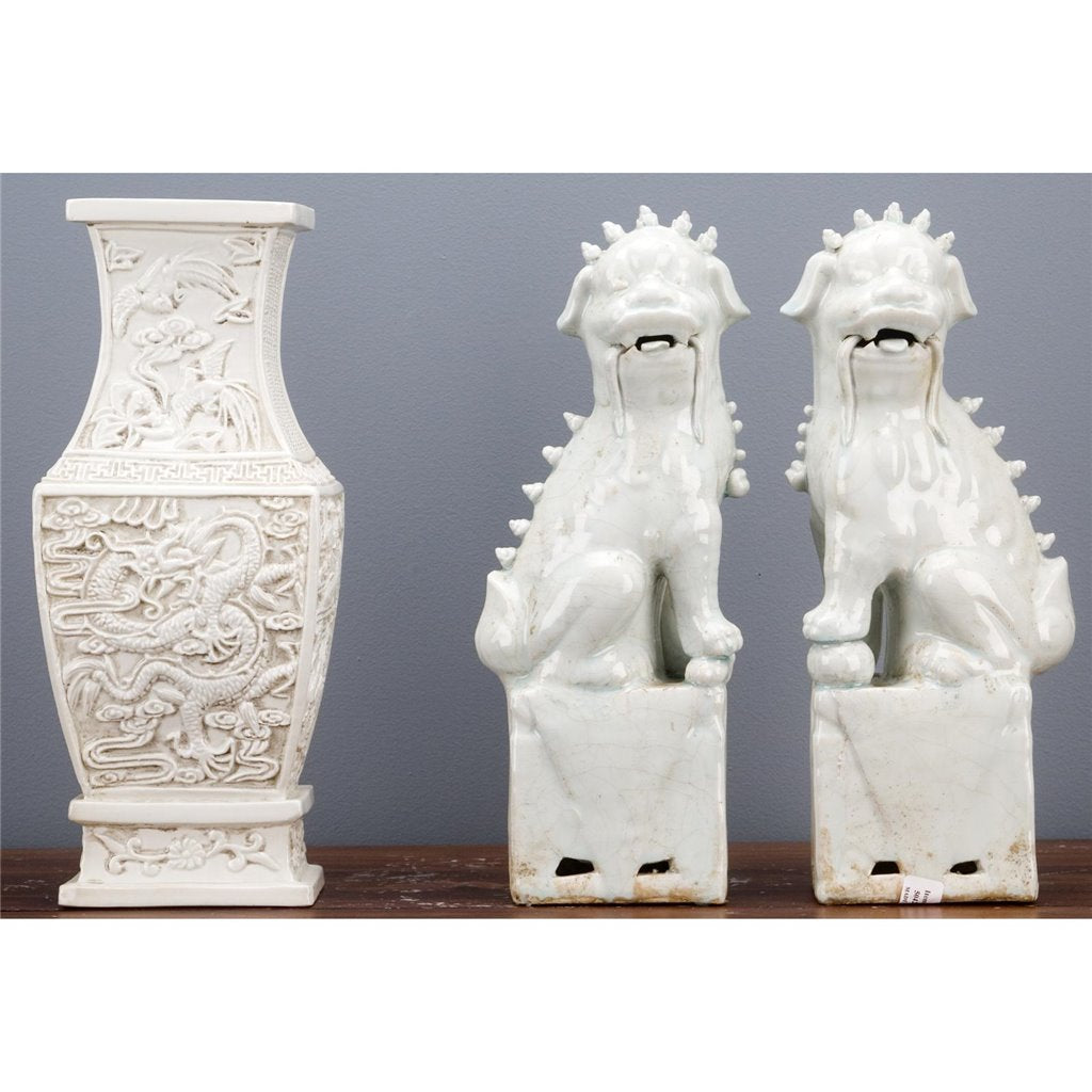 Danny's Fine Porcelain Home Decor Danny's Fine Porcelain Pair Foo Dog - Old Celadon 50429