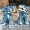Danny's Fine Porcelain Home Decor Danny's Fine Porcelain Pair of Lucky Kirin Figurine 14l X 14w X 20h