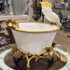 Danny's Fine Porcelain Home Decor Danny's Fine Porcelain Parrot And Bowl With Bronze Ormolu 60382
