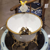 Danny's Fine Porcelain Home Decor Danny's Fine Porcelain Parrot And Bowl With Bronze Ormolu 60382
