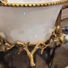 Danny's Fine Porcelain Home Decor Danny's Fine Porcelain Parrot And Bowl With Bronze Ormolu 60382