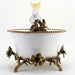 Danny's Fine Porcelain Home Decor Danny's Fine Porcelain Parrot And Bowl With Bronze Ormolu 60382