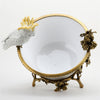 Danny's Fine Porcelain Home Decor Danny's Fine Porcelain Parrot And Bowl With Bronze Ormolu 60382