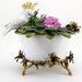 Danny's Fine Porcelain Home Decor Danny's Fine Porcelain Parrot And Bowl With Bronze Ormolu 60382