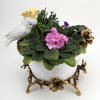 Danny's Fine Porcelain Home Decor Danny's Fine Porcelain Parrot And Bowl With Bronze Ormolu 60382