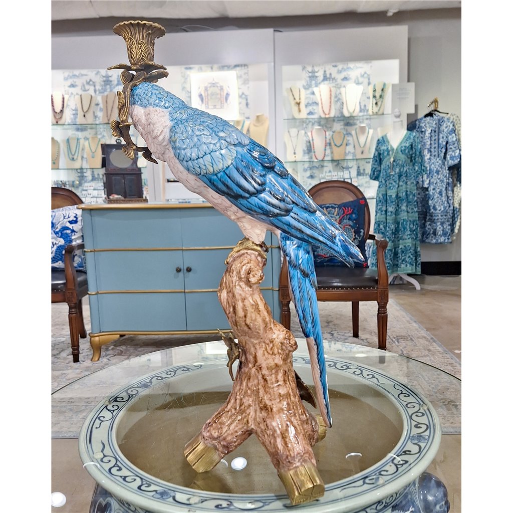 Danny's Fine Porcelain Home Decor Danny's Fine Porcelain Parrot Candle Holder 61004