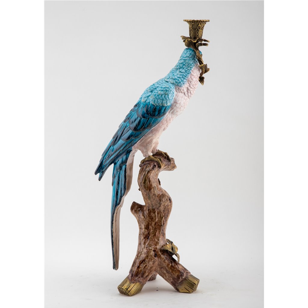 Danny's Fine Porcelain Home Decor Danny's Fine Porcelain Parrot Candle Holder 61005