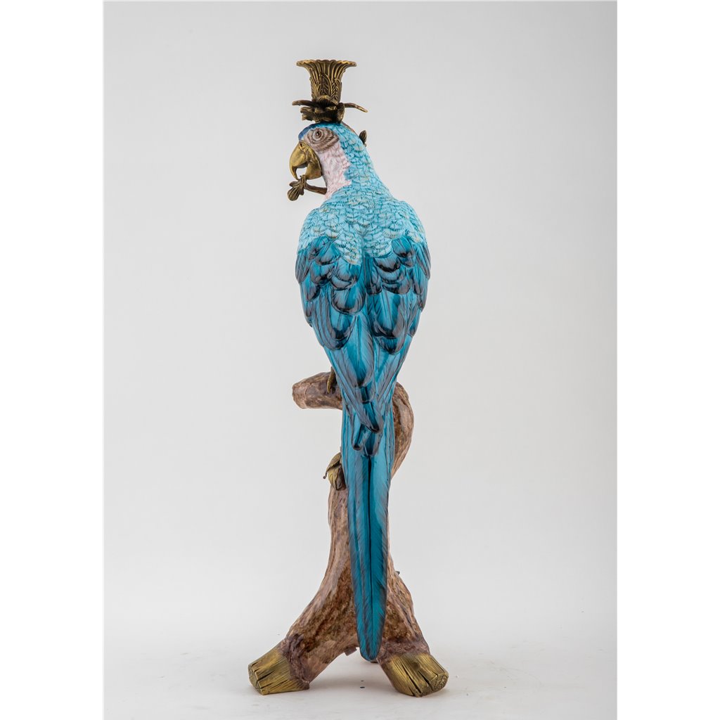 Danny's Fine Porcelain Home Decor Danny's Fine Porcelain Parrot Candle Holder 61005