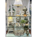 Danny's Fine Porcelain Home Decor Danny's Fine Porcelain Parrot Candle Holder with Bronze Ormolu- Verdant Flight (right) -Each