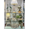 Danny's Fine Porcelain Home Decor Danny's Fine Porcelain Parrot Candle Holder with Bronze Ormolu- Verdant Flight (right) -Each