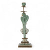 Danny's Fine Porcelain Home Decor Danny's Fine Porcelain Parrot Candle Holder with Bronze Ormolu- Verdant Flight (right) -Each
