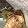 Danny's Fine Porcelain Home Decor Danny's Fine Porcelain Parrot Figure With Bronze Base 60361