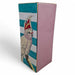 Danny's Fine Porcelain Home Decor Danny's Fine Porcelain Parrot Stripe Vaseangular Vase Featuring A Colorful Parrot Illustration - CLOSEOUT SAMPLE SALE