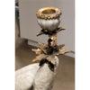 Danny's Fine Porcelain Home Decor Danny's Fine Porcelain Parrot With Bronze- White Crackle 14131