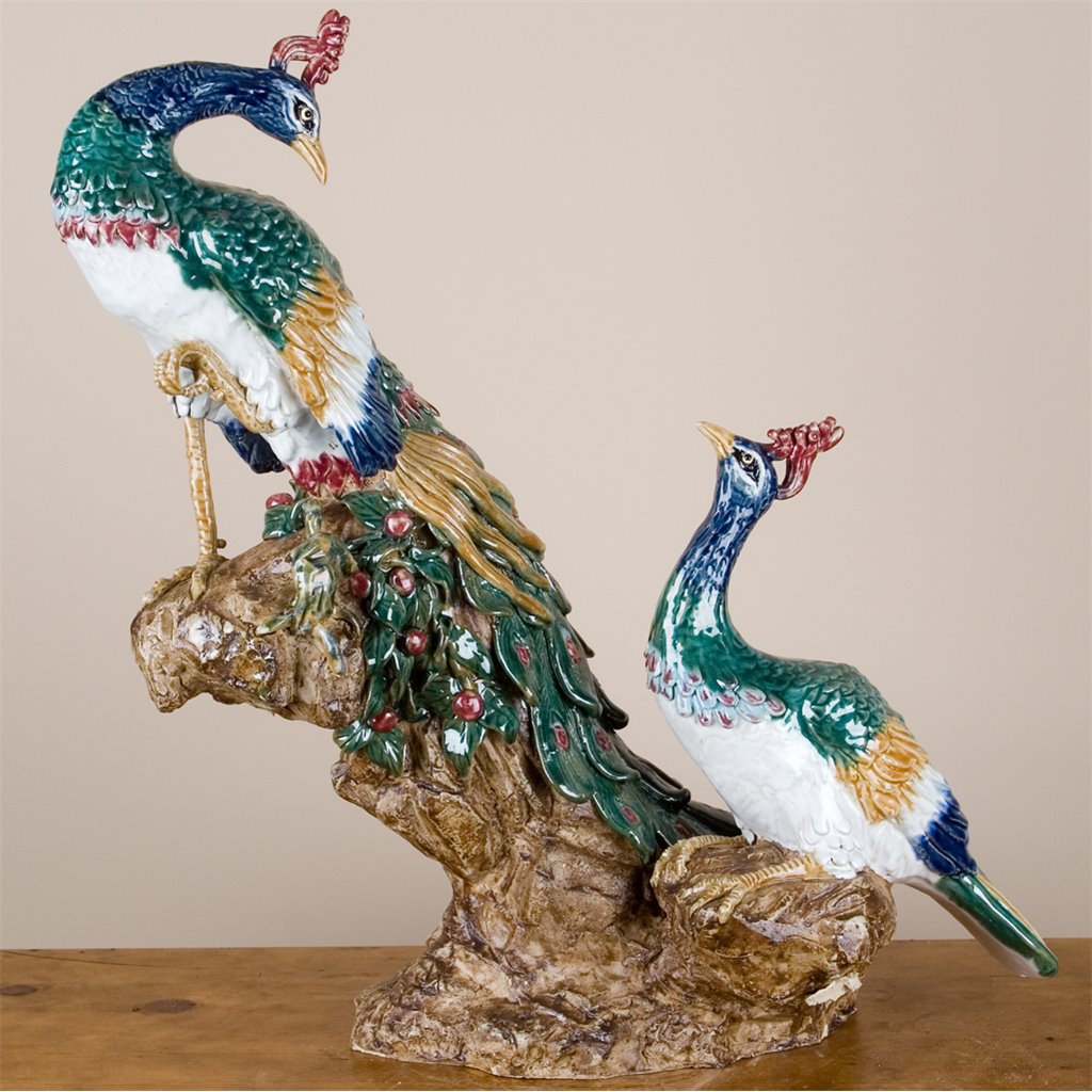 Danny's Fine Porcelain Home Decor Danny's Fine Porcelain Peacock KW48